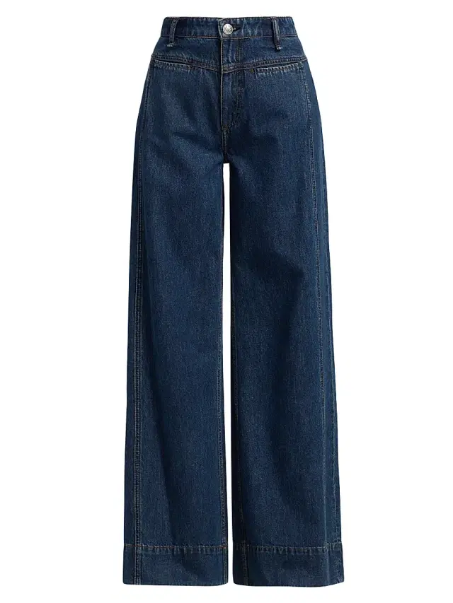 rag & bone Women's Selah Tailored Wide-Leg Jeans - Kenme