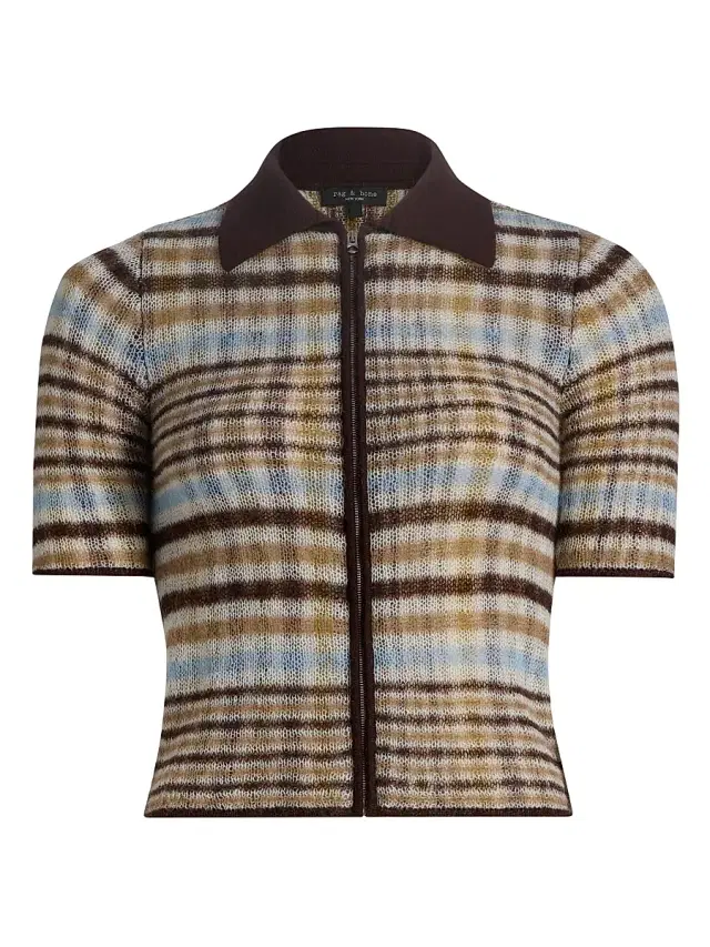 Women's Leva Zip Polo Sweater -  Multi