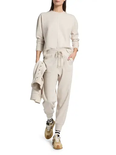 Stellae Dux Women's Exposed Seam Drop-Shoulder Sweater | Thumbnail 2