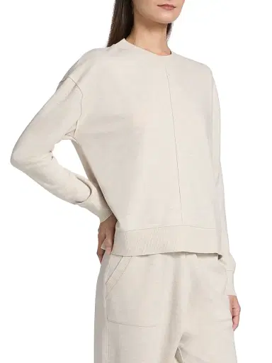 Stellae Dux Women's Exposed Seam Drop-Shoulder Sweater | Thumbnail 4