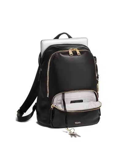 TUMI Unisex Hannah Leather Backpack | Thumbnail 4