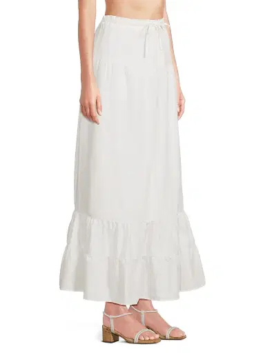 Peixoto Women's Rily Tiered Maxi Skirt - Navy | Thumbnail 4 Peixoto Women's Rily Tiered Maxi Skirt - Navy | Thumbnail 4