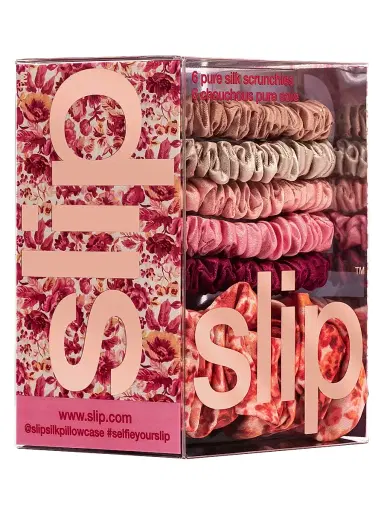 slip Women's Core 5-Piece Pure Silk Scrunchie Set | Thumbnail 3