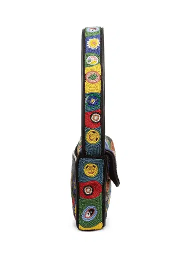 Staud Women's Tommy Beaded Baguette - Millefiori Black | Thumbnail 2