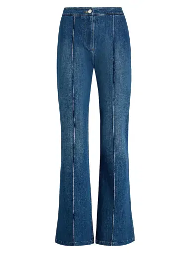 CALLAS MILANO Women's Lola Denim Flare-Leg Cropped Pants - Indigo - Size 12 | Thumbnail 1 CALLAS MILANO Women's Lola Denim Flare-Leg Cropped Pants - Indigo - Size 12 | Thumbnail 1