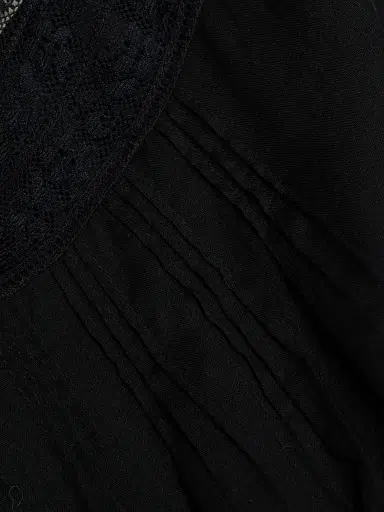 DÔEN Women's Lilibet Cotton Top - Black - Size Medium | Thumbnail 7 DÔEN Women's Lilibet Cotton Top - Black - Size Medium | Thumbnail 7