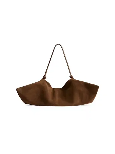 Altuzarra Women's Origami Suede Shoulder Bag - Chocolate | Thumbnail 1