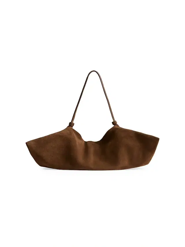 Altuzarra Women's Origami Suede Shoulder Bag - Chocolate