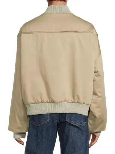 Willy Chavarria Men's Gas Station Oversized Bomber Jacket | Thumbnail 5 Willy Chavarria Men's Gas Station Oversized Bomber Jacket | Thumbnail 5