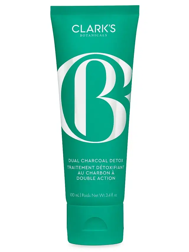 Clark's Botanicals Women's Dual Charcoal Detox Mask & Cleanser