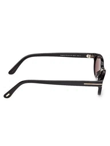 Tom Ford Women's Chloe 52MM Oval Sunglasses - Black | Thumbnail 6