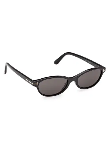 Tom Ford Women's Chloe 52MM Oval Sunglasses - Black | Thumbnail 7
