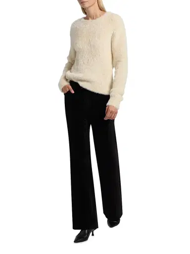 Kobi Halperin Women's Ruby Stretch-Velvet Pants - Black - Size 16 | Thumbnail 2 Kobi Halperin Women's Ruby Stretch-Velvet Pants - Black - Size 16 | Thumbnail 2