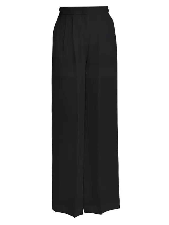 Alberta Ferretti Women's Silk Wide-Leg Trousers
