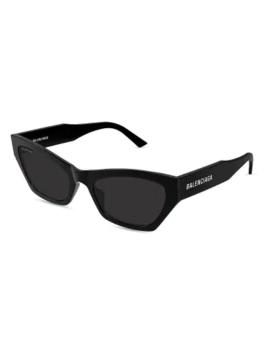 Balenciaga Women's Flat 56MM Cat-Eye Sunglasses - Black | Thumbnail 1