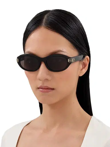 Balenciaga Women's Casino 55MM Oval Sunglasses - Black | Thumbnail 2 Balenciaga Women's Casino 55MM Oval Sunglasses - Black | Thumbnail 2