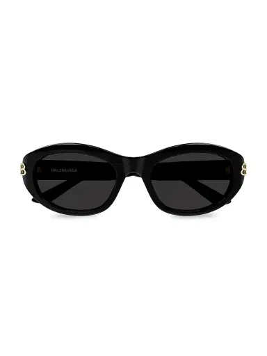 Balenciaga Women's Casino 55MM Oval Sunglasses - Black | Thumbnail 3 Balenciaga Women's Casino 55MM Oval Sunglasses - Black | Thumbnail 3