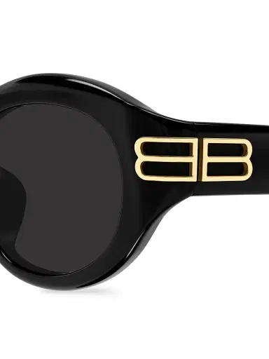 Balenciaga Women's Casino 55MM Oval Sunglasses - Black | Thumbnail 4 Balenciaga Women's Casino 55MM Oval Sunglasses - Black | Thumbnail 4
