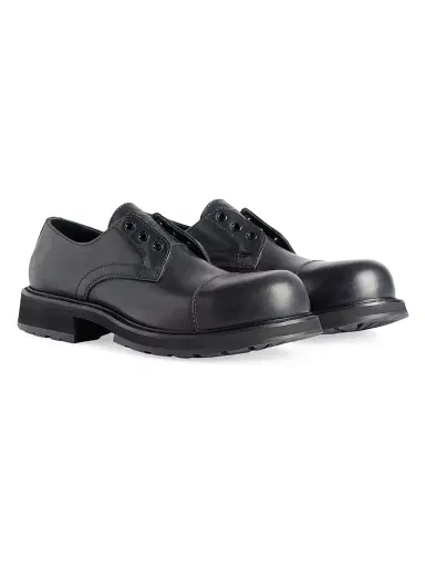Balenciaga Women's Truck Derby Oxford Shoes - Black - Size 10 | Thumbnail 2