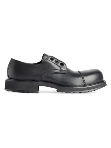 Balenciaga Women's Truck Derby Oxford Shoes - Black - Size 10 | Thumbnail 1