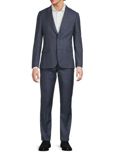 Paul Smith Men's Soho Check Wool Suit - Navy | Thumbnail 2 Paul Smith Men's Soho Check Wool Suit - Navy | Thumbnail 2