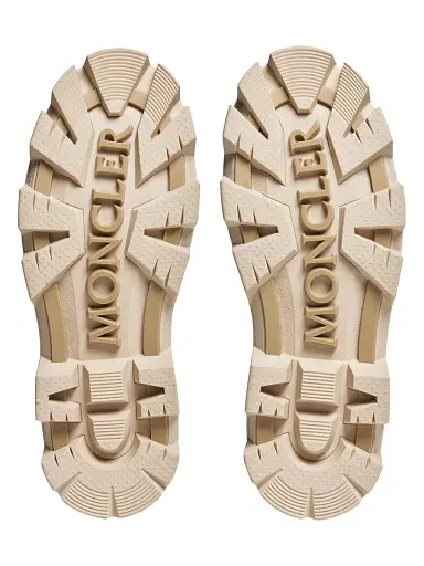 Moncler Women's Peak Après Boots in Suede and Shearling - Light Beige | Thumbnail 4