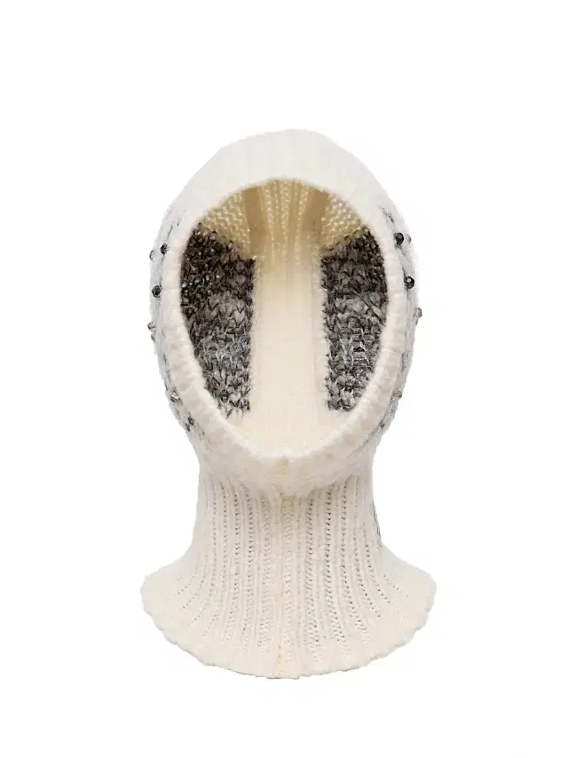 Women's Balaclava in Alpaca & Wool Blend - White