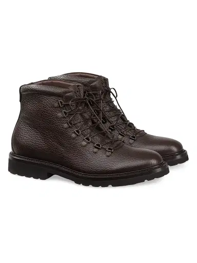 Stefano Ricci Men's Italian Crafted Ankle Boots - Dark Brown - Size 9 | Thumbnail 2