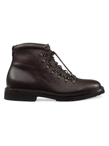 Stefano Ricci Men's Italian Crafted Ankle Boots - Dark Brown - Size 9 | Thumbnail 1