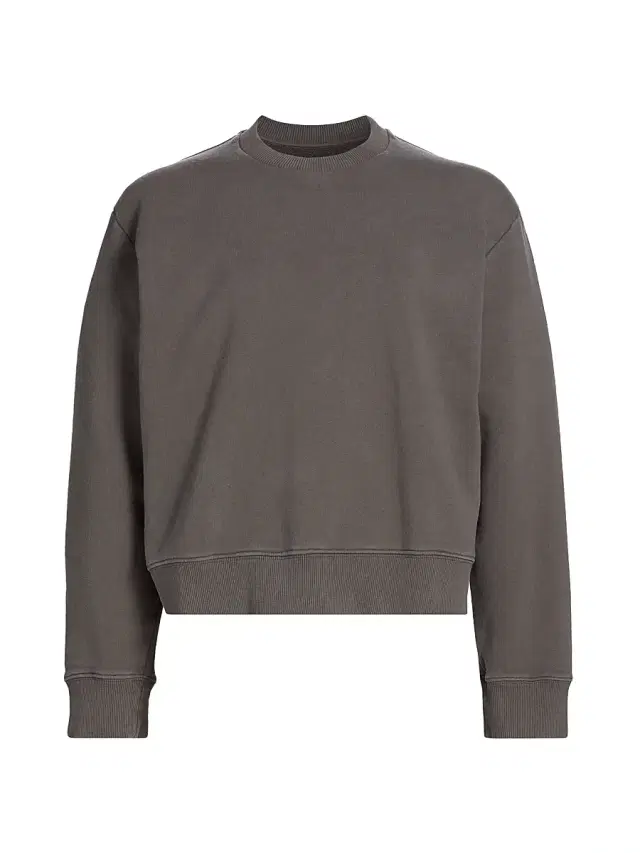 MM6 Maison Margiela Women's Crewneck Cotton Sweatshirt - Grey