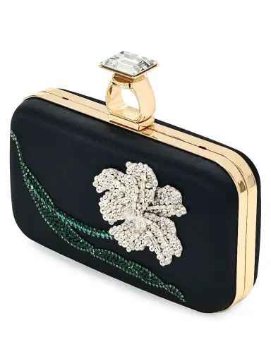 SACHIN & BABI Women's Embroidered On The Rocks Evening Bag | Thumbnail 2