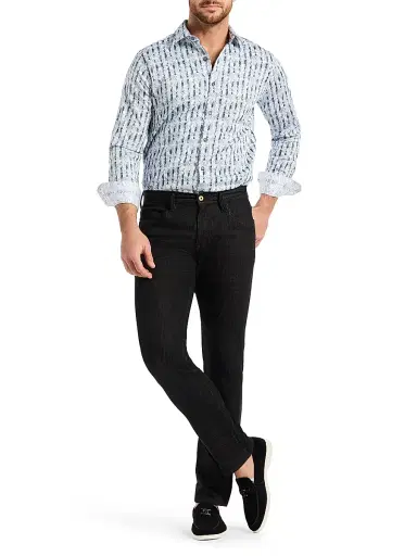 Robert Graham Men's Feragen Denim Slim-Fit Pants | Thumbnail 2 Robert Graham Men's Feragen Denim Slim-Fit Pants | Thumbnail 2