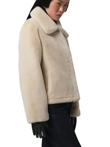 Apparis Women's Elis Faux Fur Coat - Latte - Size XL | Thumbnail 5 Apparis Women's Elis Faux Fur Coat - Latte - Size XL | Thumbnail 5