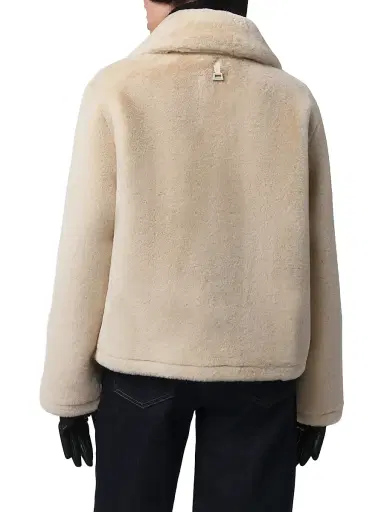 Apparis Women's Elis Faux Fur Coat - Latte - Size XL | Thumbnail 6 Apparis Women's Elis Faux Fur Coat - Latte - Size XL | Thumbnail 6