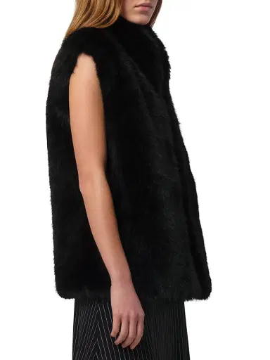 Apparis Women's Laila Faux-Fur Vest - Noir - Size XL | Thumbnail 3