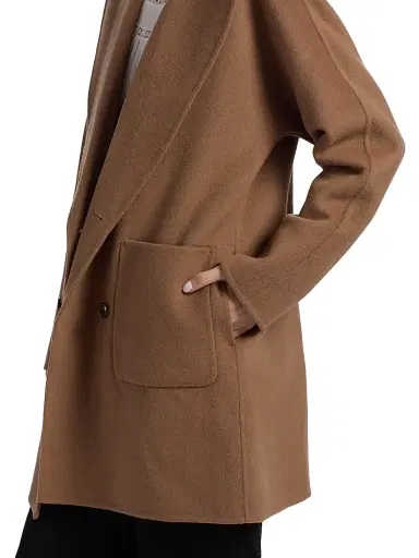 Rails Women's Nily Wool-Blend Double-Breasted Coat - Camel | Thumbnail 6