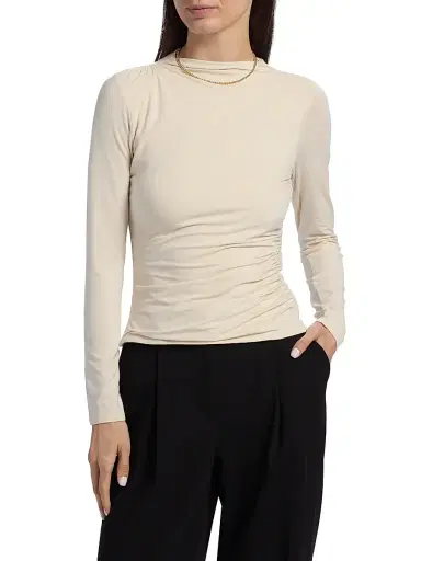 RAILS Women's Joelle Fitted Ruched Long-Sleeve Top | Thumbnail 3 RAILS Women's Joelle Fitted Ruched Long-Sleeve Top | Thumbnail 3