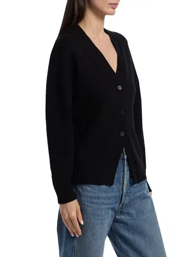 Rails Women's Philippa Wool-Blend Cardigan - Black | Thumbnail 4