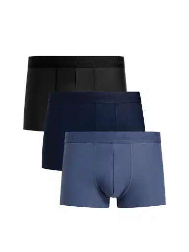 Commando Men's Classic Mircofiber Boxer Brief Set, 3-Pack - Black Dark Navy Slate - Size XXL | Thumbnail 1 Commando Men's Classic Mircofiber Boxer Brief Set, 3-Pack - Black Dark Navy Slate - Size XXL | Thumbnail 1
