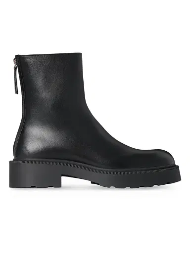 The Row Women's Nobilis 20MM Leather Ankle Boots - Lacquer Brown | Thumbnail 6 The Row Women's Nobilis 20MM Leather Ankle Boots - Lacquer Brown | Thumbnail 6