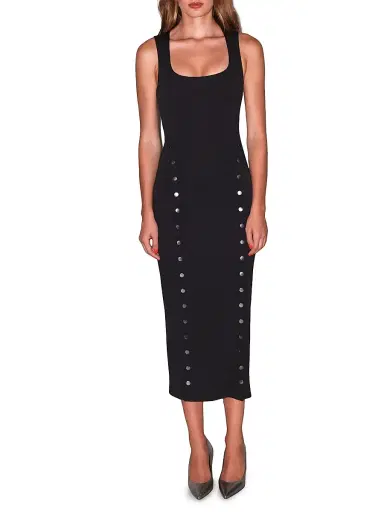 Fleur du Mal Women's Undo Me Jersey Midi-Dress | Thumbnail 2