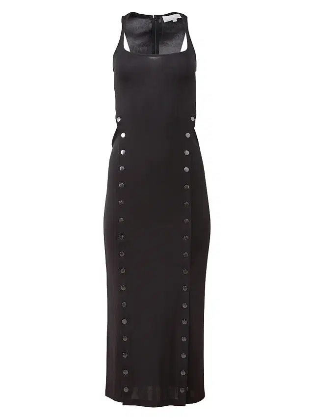 Women's Undo Me Jersey Midi-Dress - Black