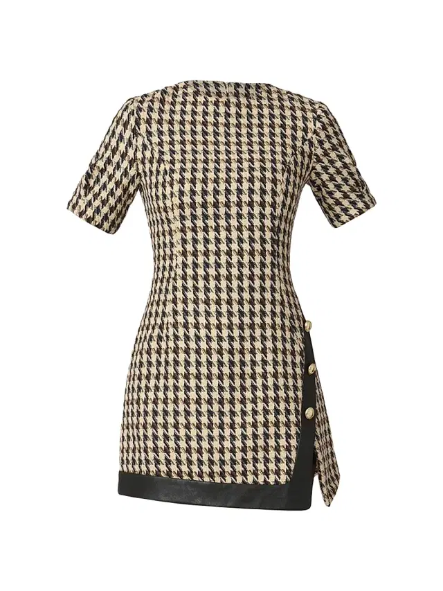 Shoshanna Women's Irene Tweed Minidress - Jet Multi