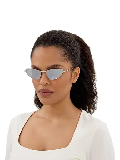 Alexander McQueen Women's Metal T-Bar 56MM Cat-Eye Sunglasses | Thumbnail 2 Alexander McQueen Women's Metal T-Bar 56MM Cat-Eye Sunglasses | Thumbnail 2