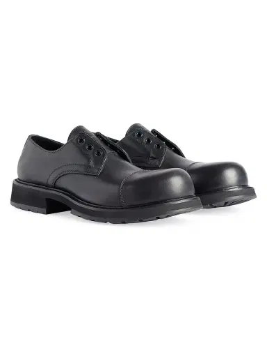 Balenciaga Men's Truck Derby Shoes - Black | Thumbnail 2