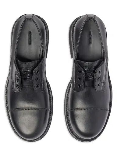 Balenciaga Men's Truck Derby Shoes - Black | Thumbnail 6