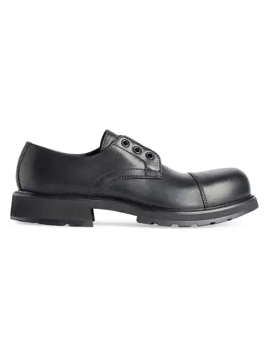 Balenciaga Men's Truck Derby Shoes - Black | Thumbnail 1