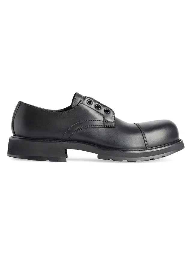 Balenciaga Men's Truck Derby Shoes - Black