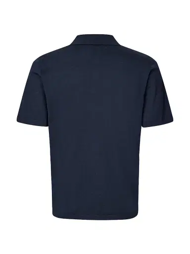Samsoe Samsoe Men's Sarowan Wool-Blend Knit Polo Shirt - Salute | Thumbnail 2