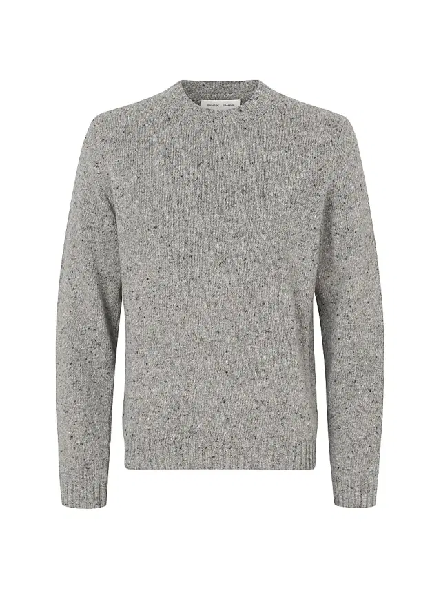 Men's Sanataniel Wool-Blend Crewneck Sweater - Grey Melange